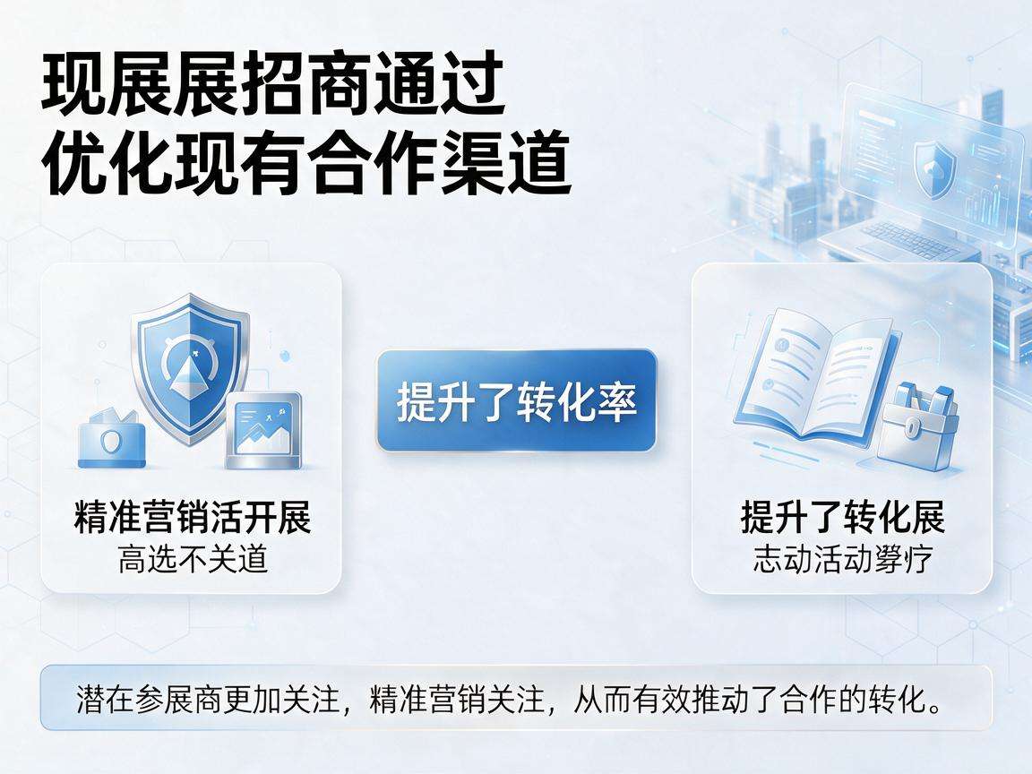 会展招商想要提升转化率该如何优化现有合作渠道