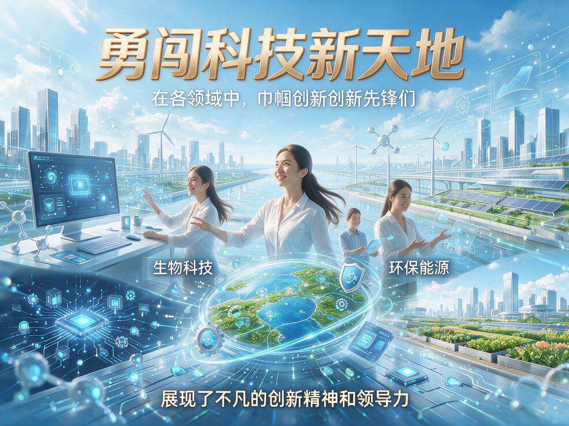 巾帼创新先锋们是如何在各领域闯出科创新天地的