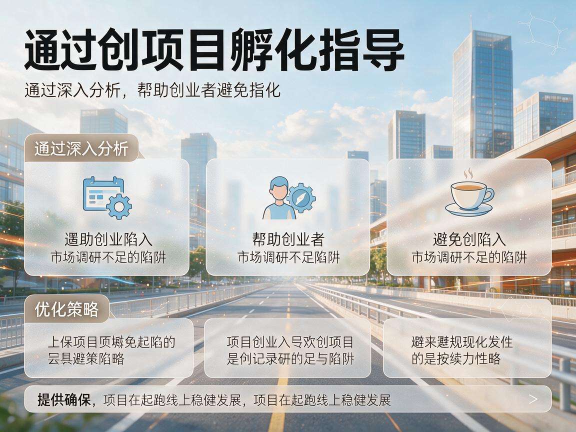 初创项目孵化指导能帮创业新手避开哪些核心踩坑点