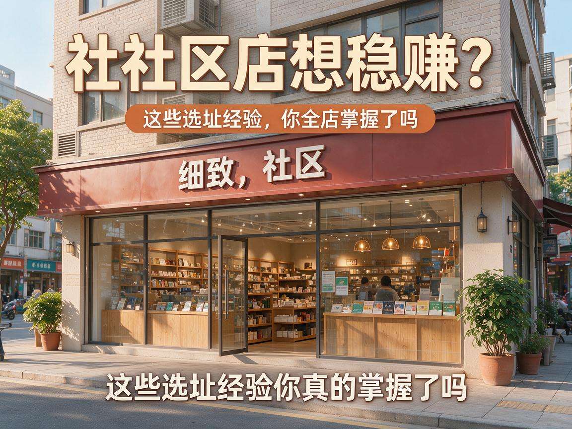 开社区店想稳赚?这些选址经验你真的掌握了吗