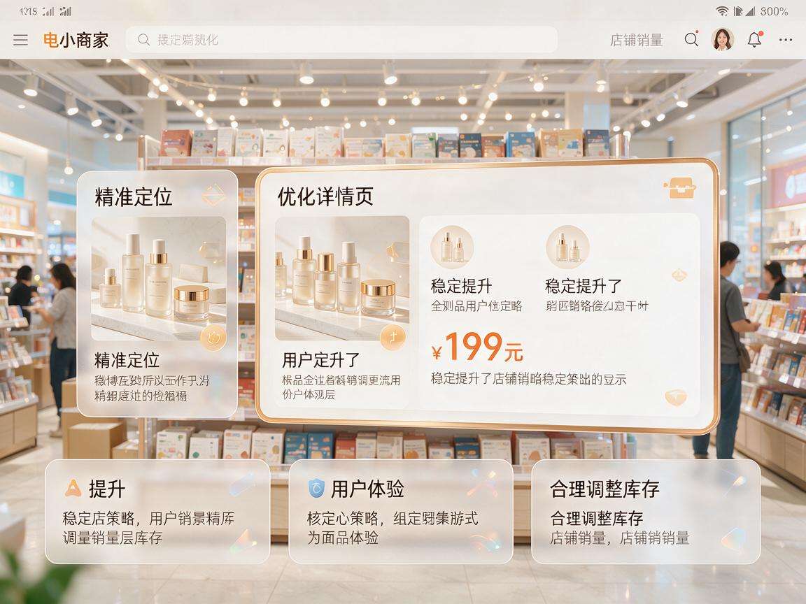 中小商家做好电商店铺运营需要抓住哪些核心要点才能稳定提升销量