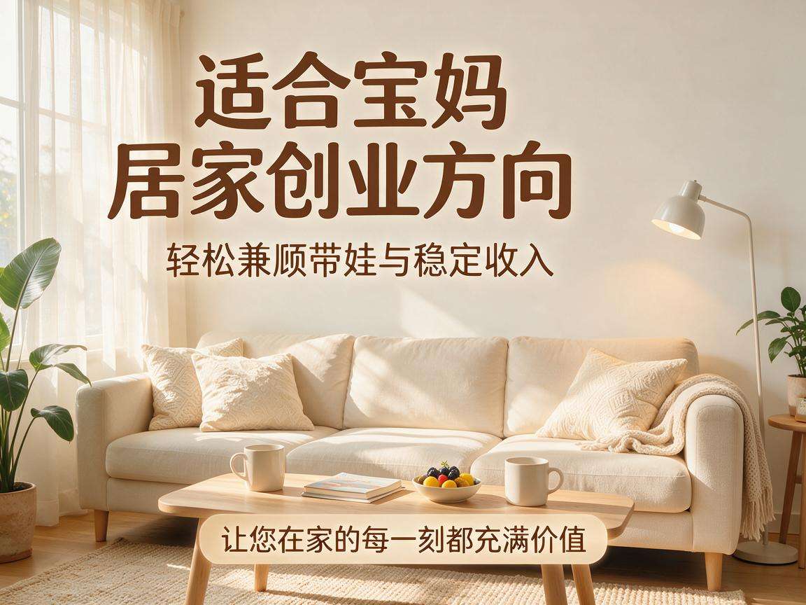 适合宝妈的居家创业方向有哪些能兼顾带娃还能有稳定收入