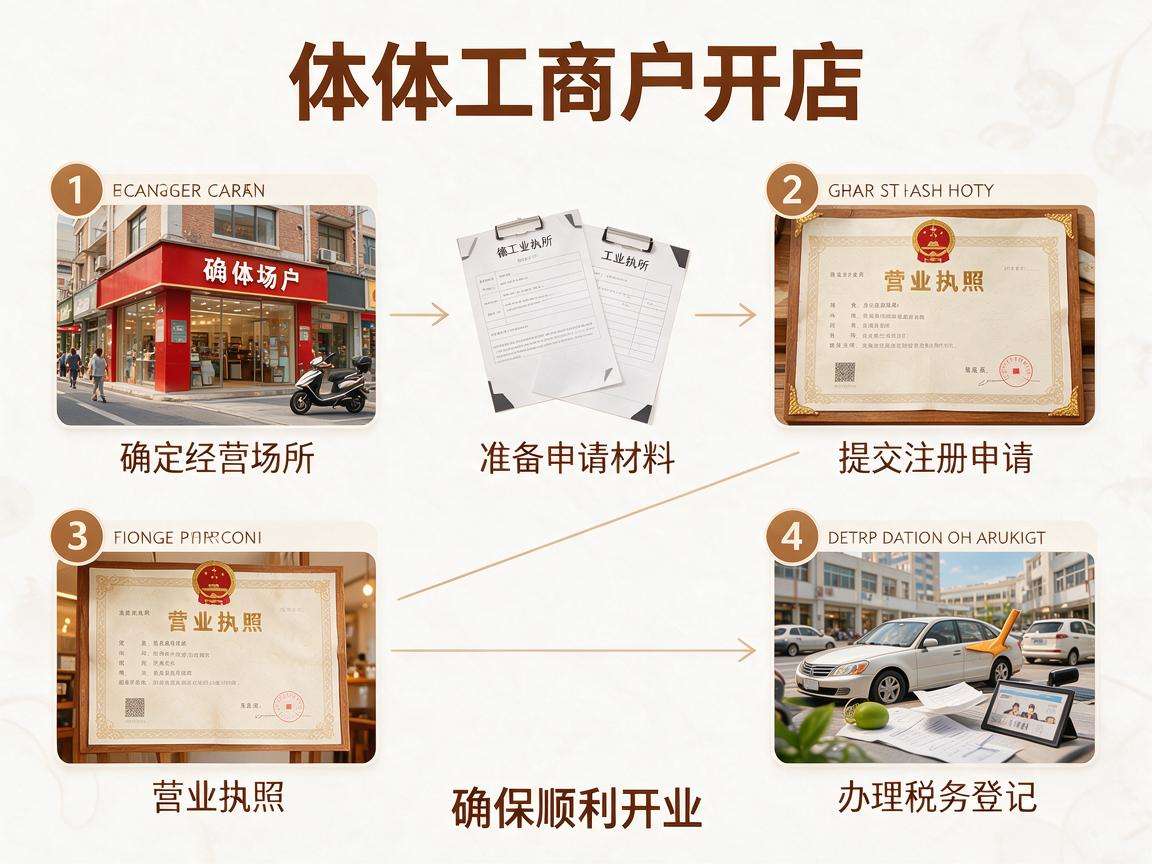 想办个体工商户开店完整流程是怎样的