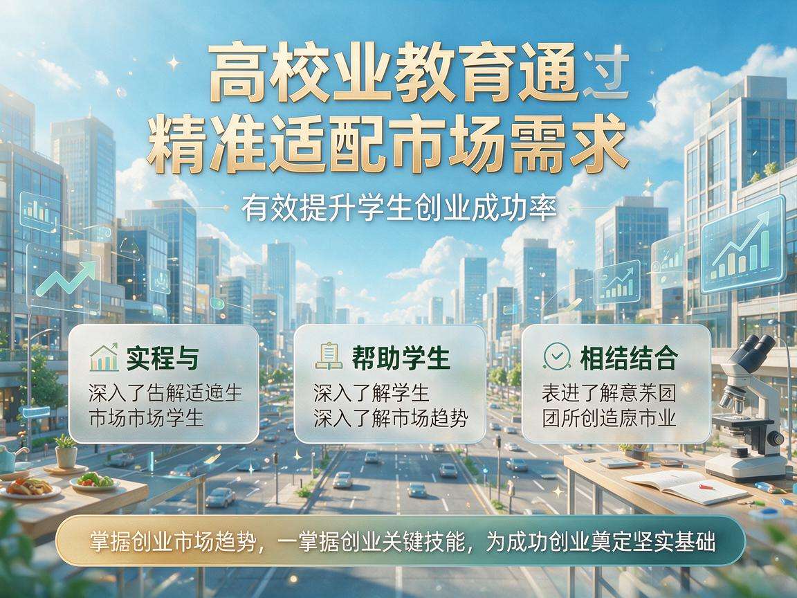 高校创业教育如何适配市场需求真正提升学生创业成功率