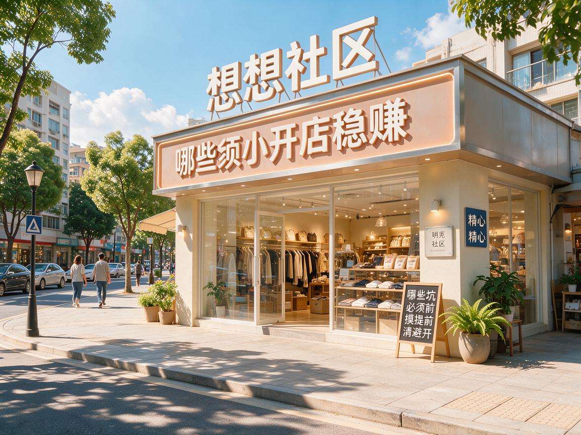 普通人想在社区开店稳赚,哪些坑必须提前摸清避开