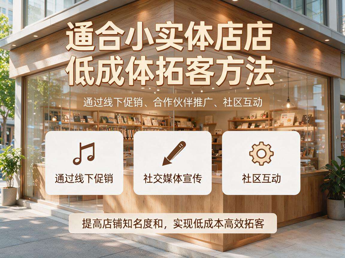 适合中小实体店的低成本拓客方法都有哪些