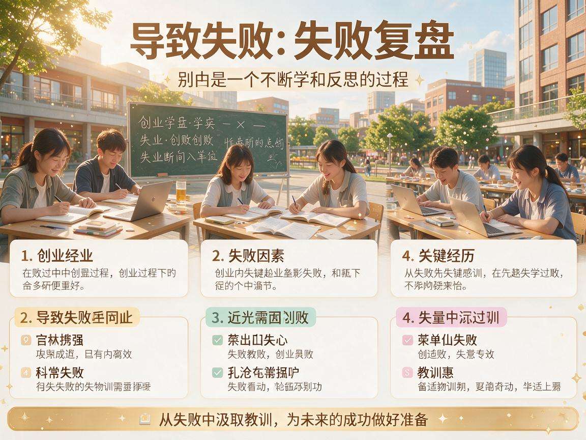 大学生创业踩过的那些坑 我们该如何做好失败复盘