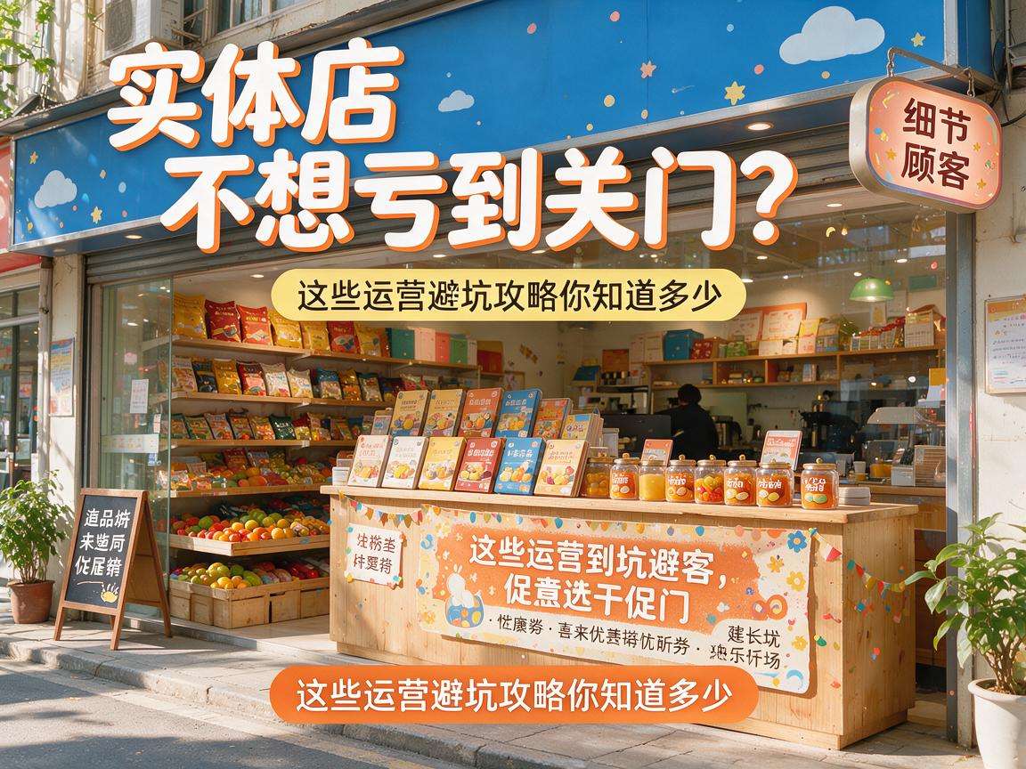 开实体店不想亏到关门?这些运营避坑攻略你知道多少
