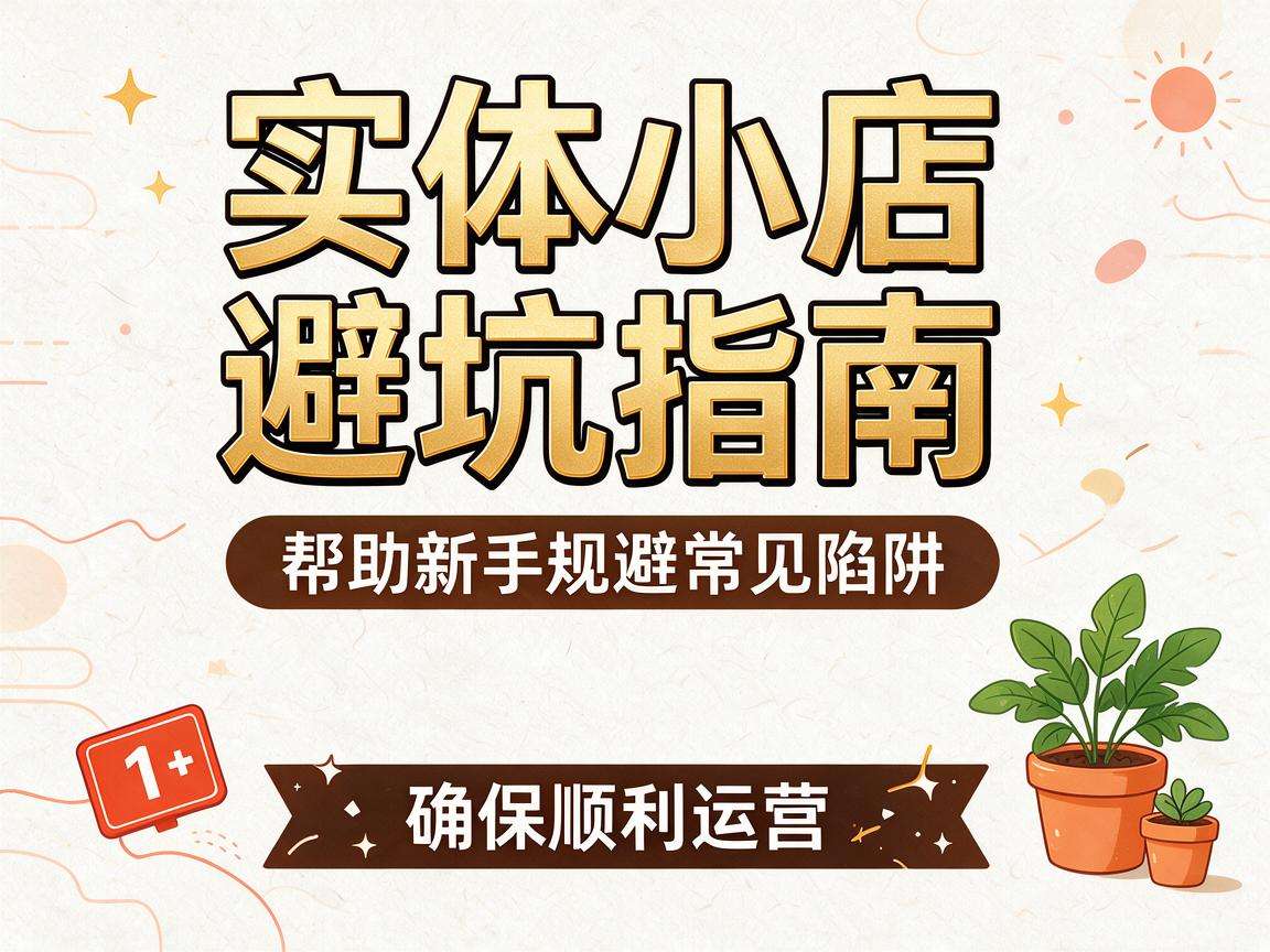 开实体小店避坑指南有哪些新手必须知道的实操要点