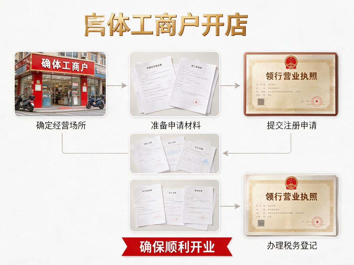 想办个体工商户开店完整流程是怎样的