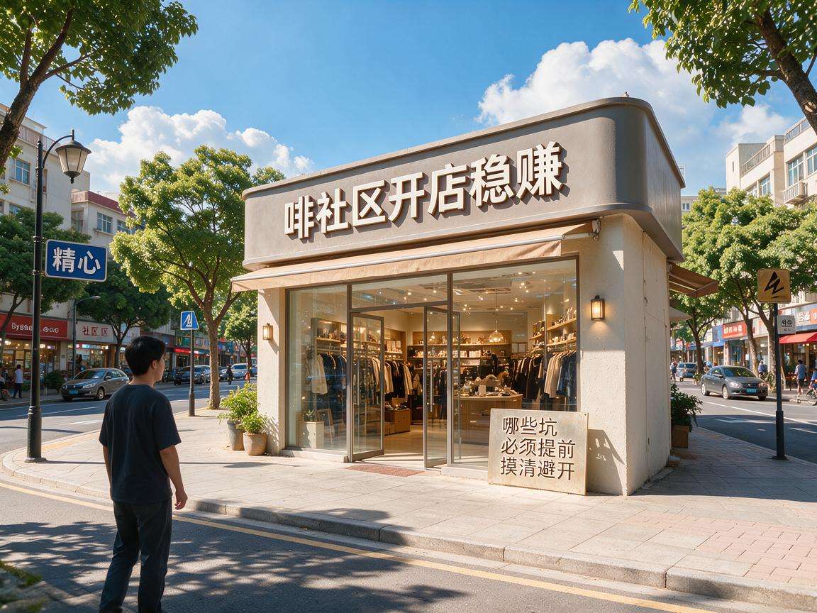 普通人想在社区开店稳赚,哪些坑必须提前摸清避开