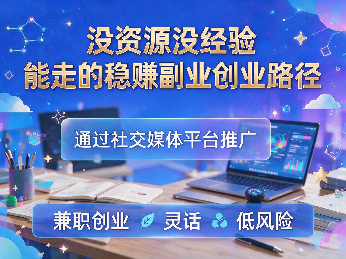 普通人没资源没经验能走的稳赚副业创业路径有哪些