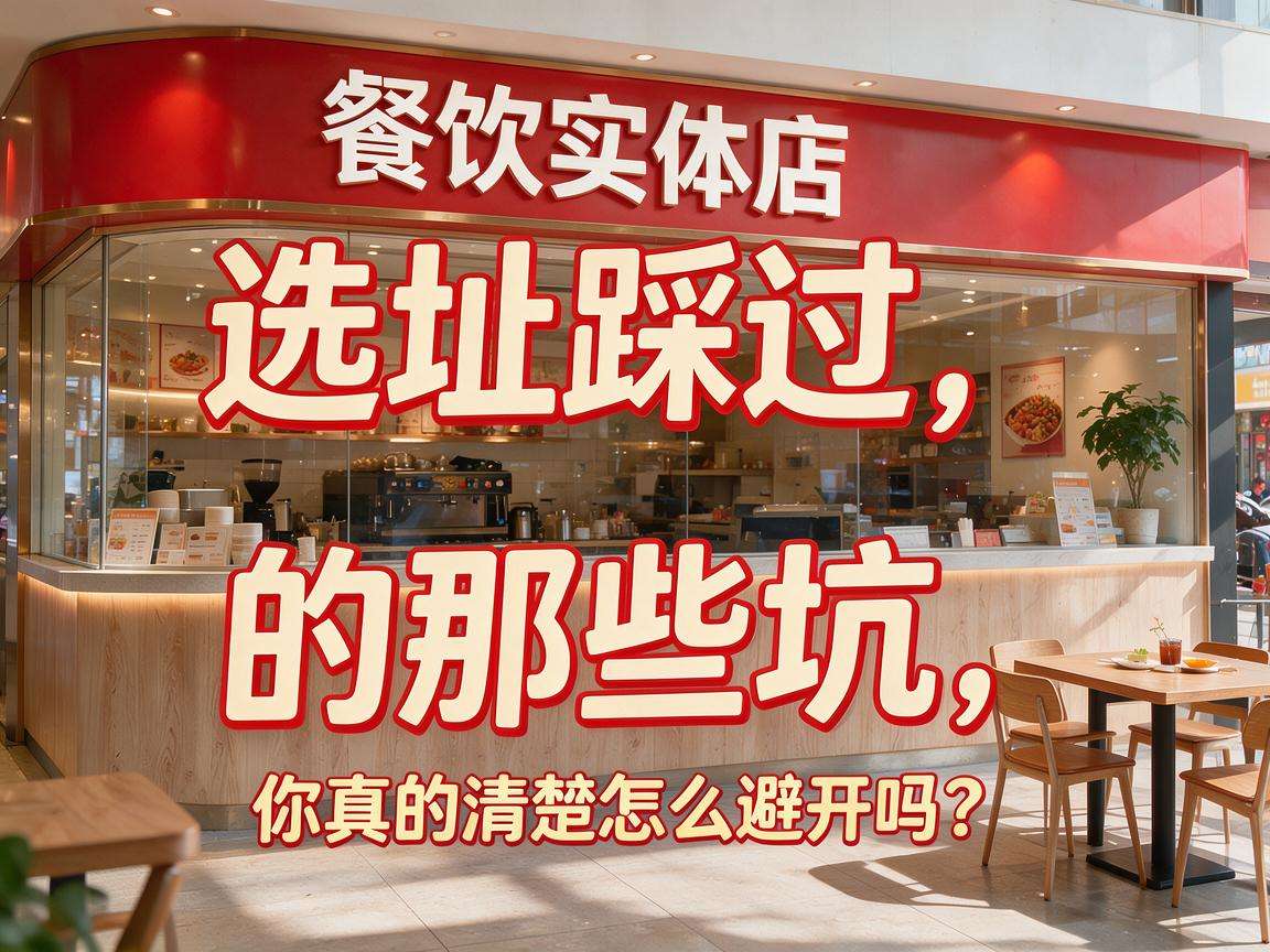 餐饮实体店选址踩过的那些坑,你真的清楚怎么避开吗