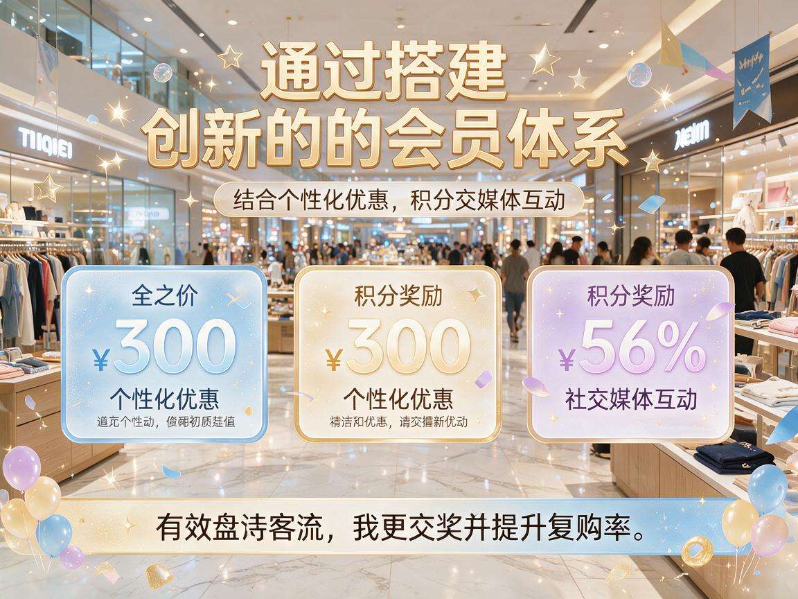 线下店会员体系怎么搭建才能真正盘活客流提升复购率