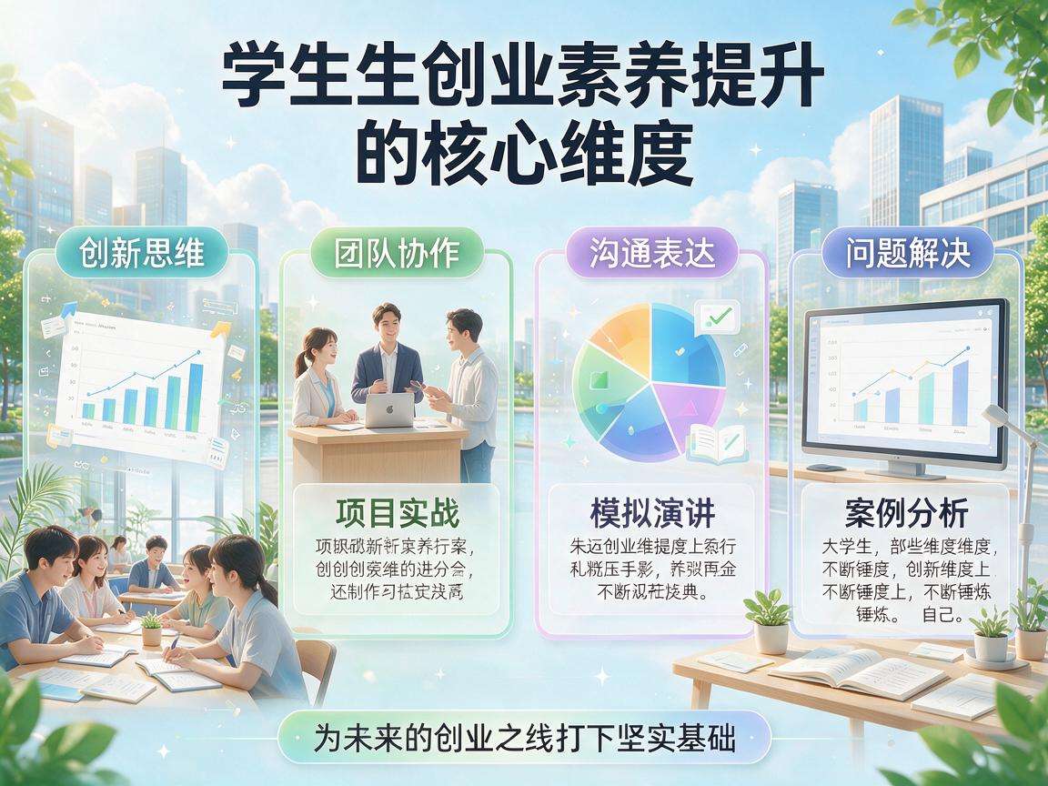 大学生创业素养提升应当从哪些核心维度入手发力