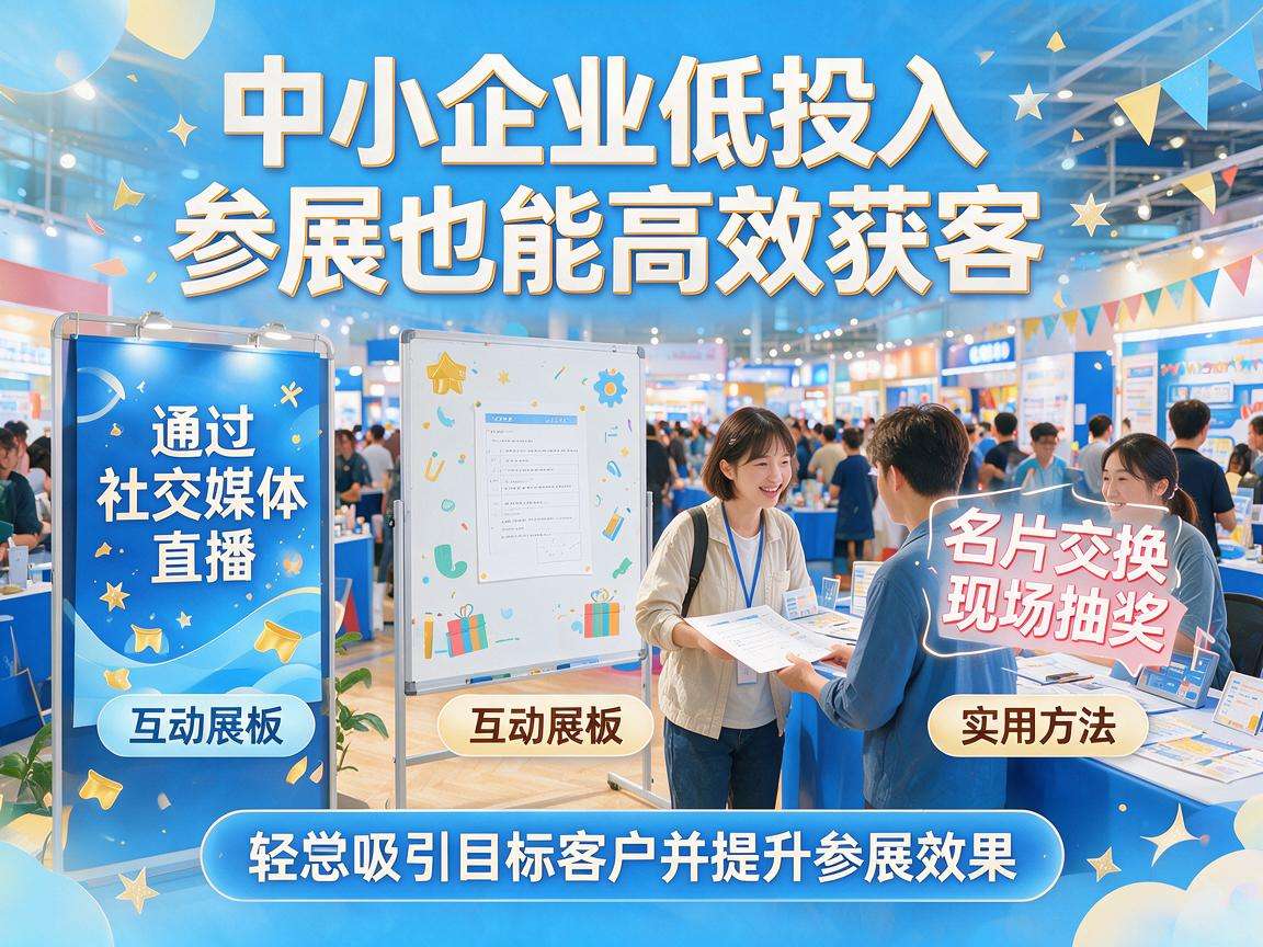 中小企业低投入参展也能高效获客?有哪些实用方法