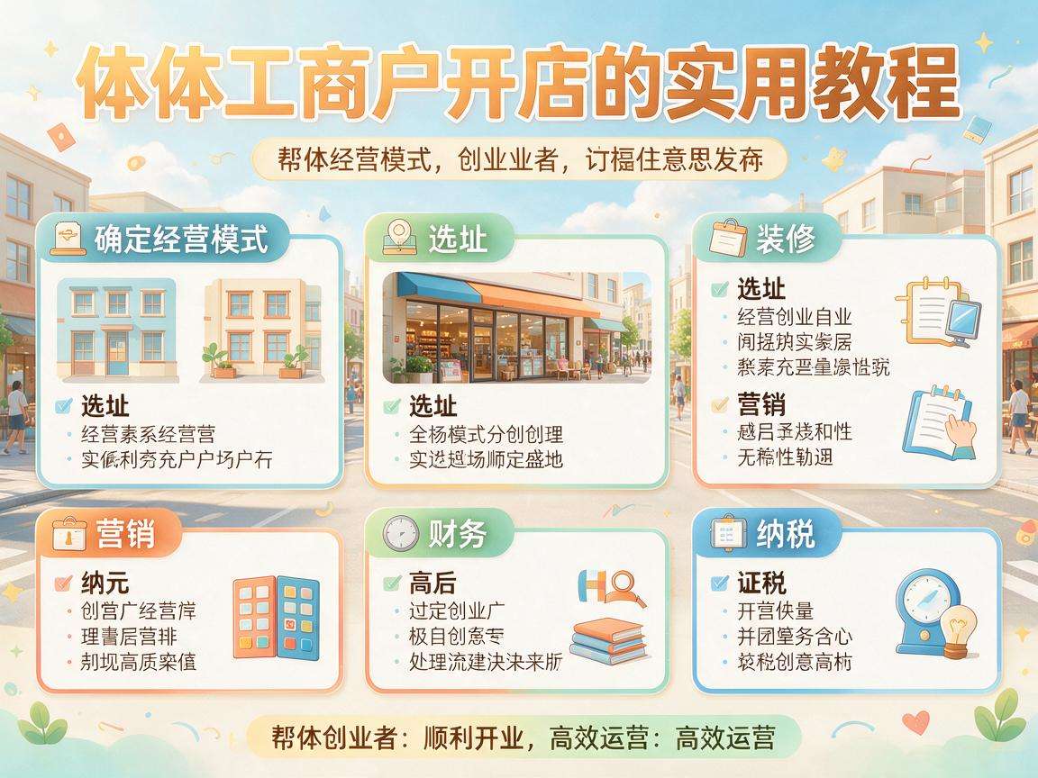个体工商户开店具体步骤都有哪些实用教程