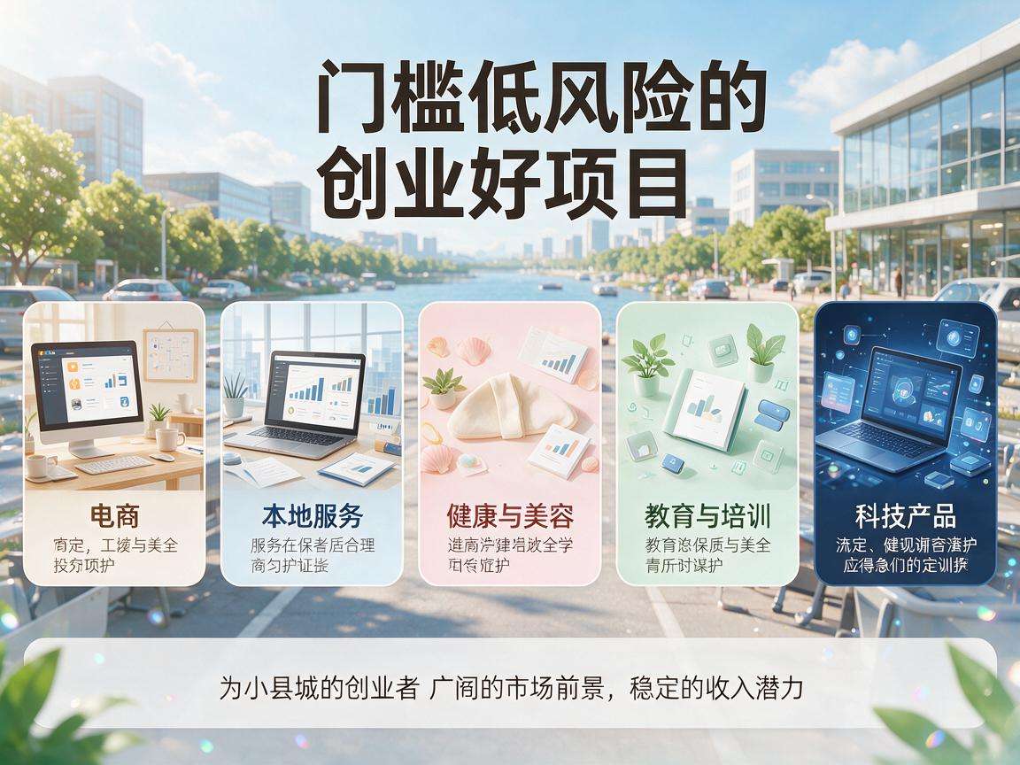 小县城低门槛低风险的创业好项目都有哪些值得选