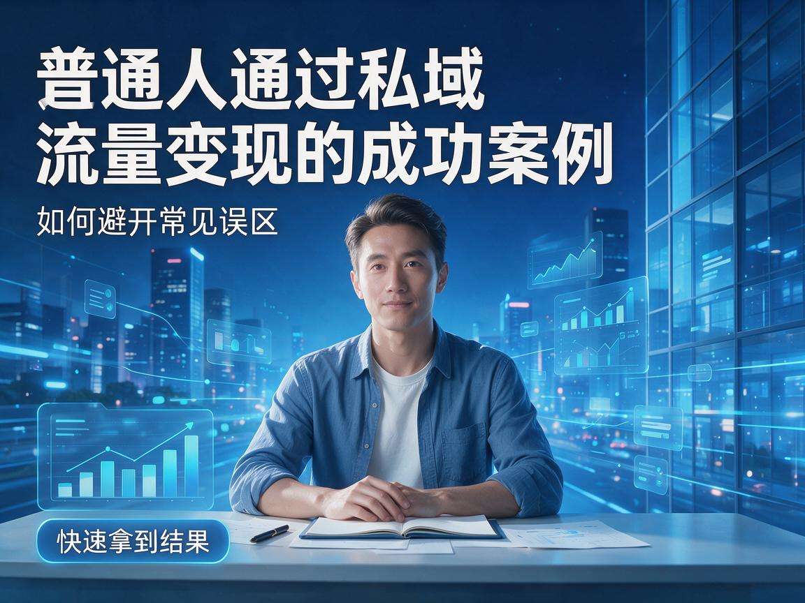 普通人做私域流量变现怎么才能避开常见误区快速拿到结果