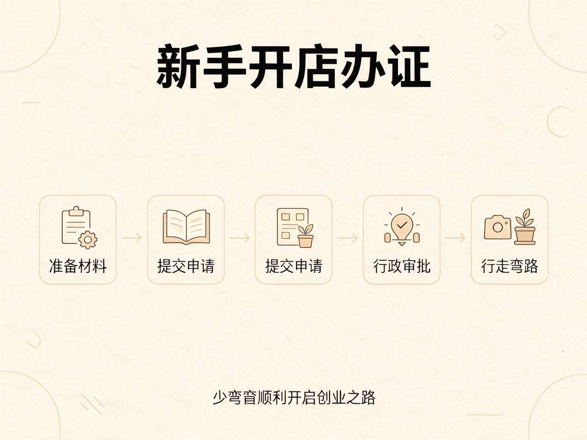 新手开店办证有哪些具体流程才能少走弯路