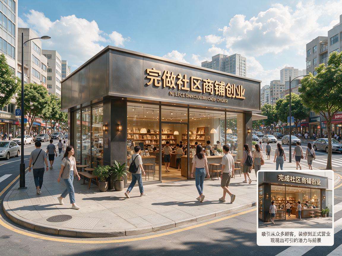 普通人想做社区商铺创业需要走哪些完整流程