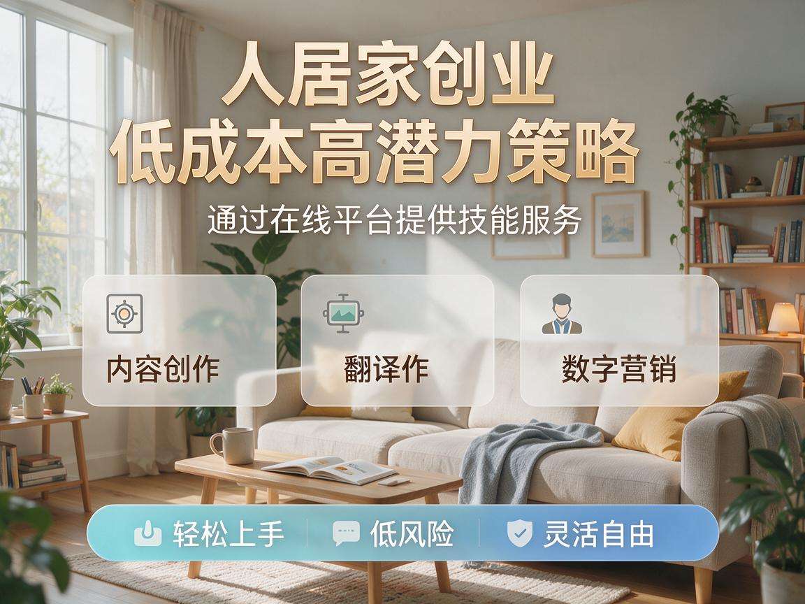 普通人居家创业有哪些低成本低风险的可行方向