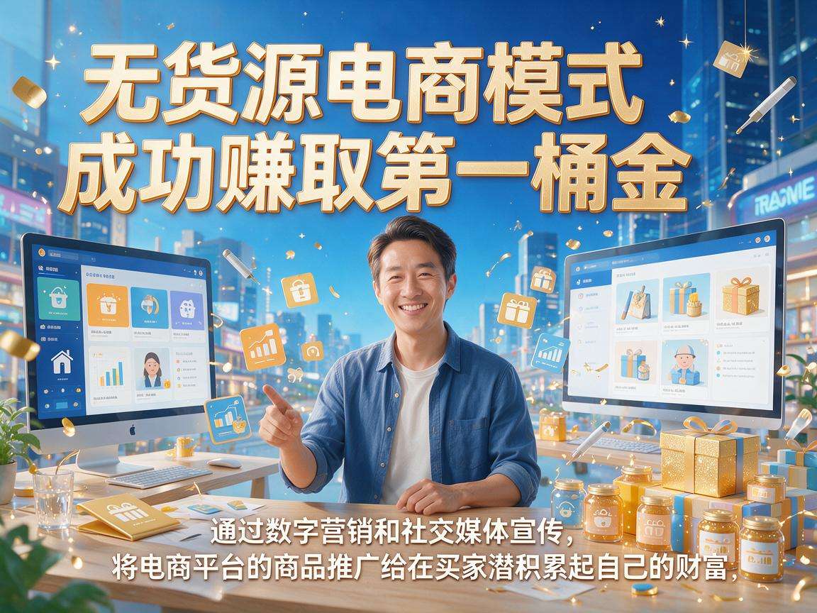 普通人做无货源电商创业真的能赚到第一桶金吗