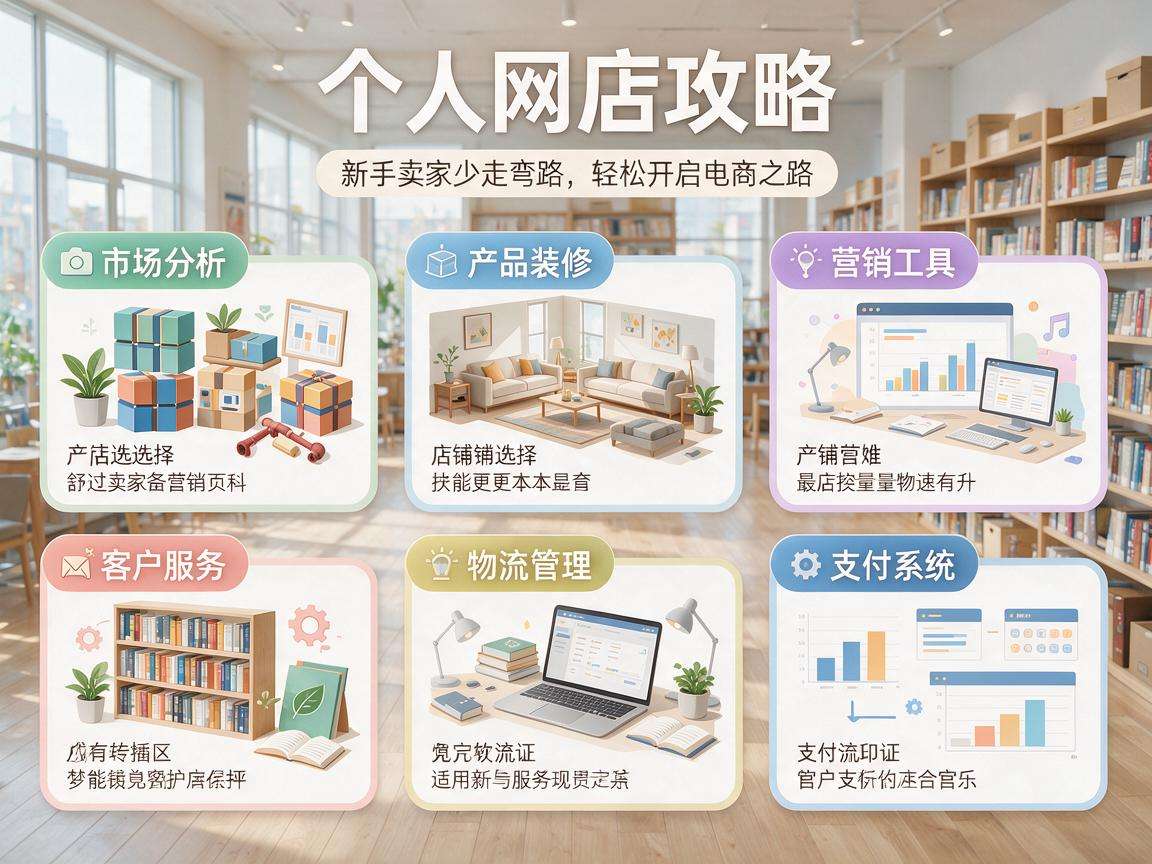 个人网店怎么开才能少走弯路 这份全攻略帮你理清思路