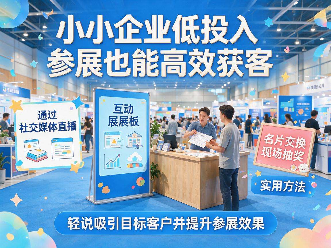 中小企业低投入参展也能高效获客？有哪些实用方法