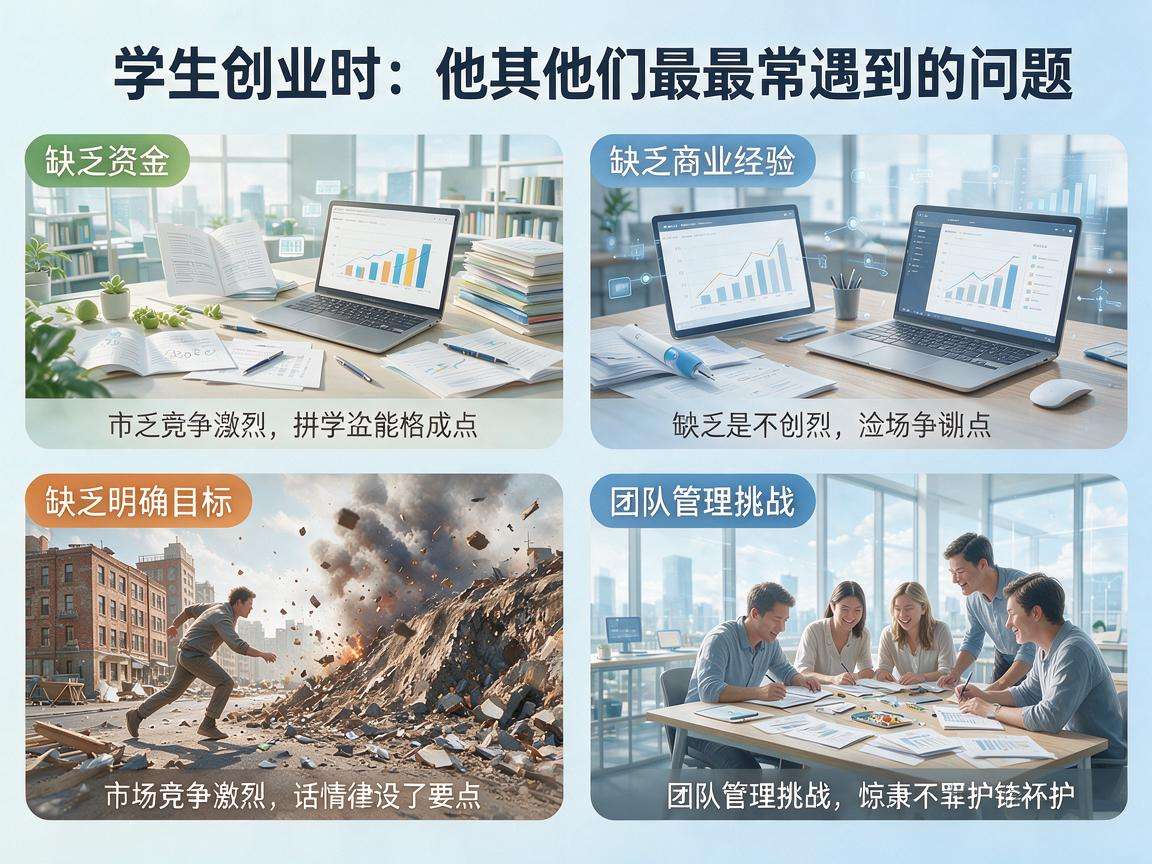 大学生创业路上容易遇到的常见问题都有哪些