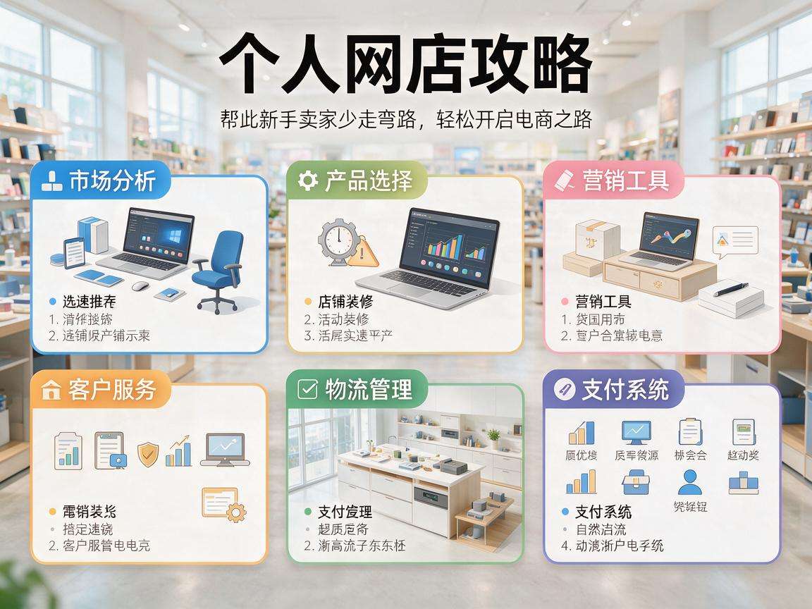 个人网店怎么开才能少走弯路 这份全攻略帮你理清思路