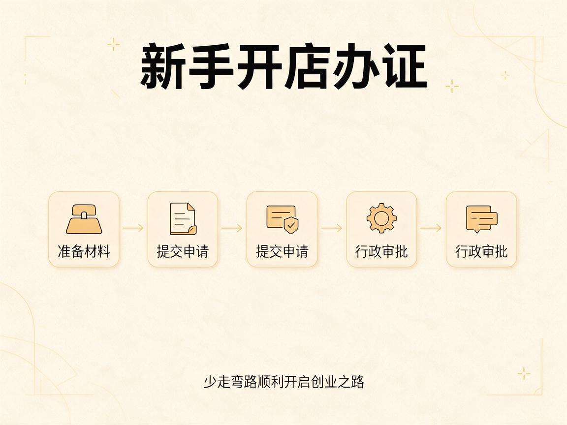 新手开店办证有哪些具体流程才能少走弯路