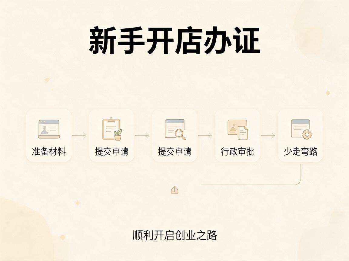 新手开店办证有哪些具体流程才能少走弯路
