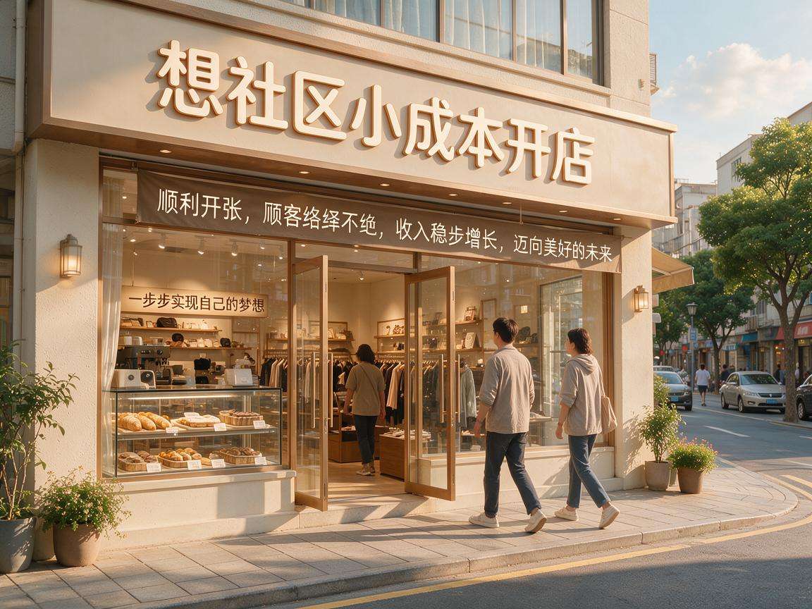 普通人想在社区小成本开店有哪些实用可落地的步骤