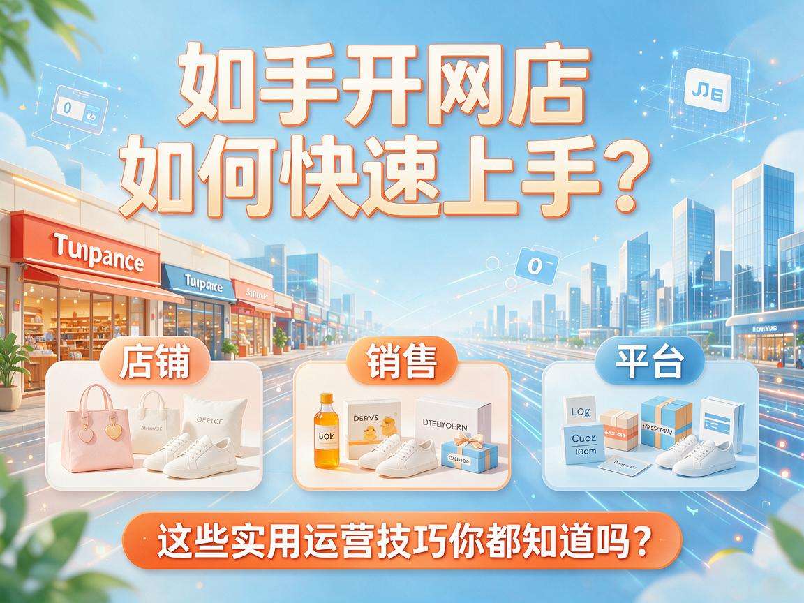 新手开网店怎么快速上手?这些实用运营技巧你都知道吗
