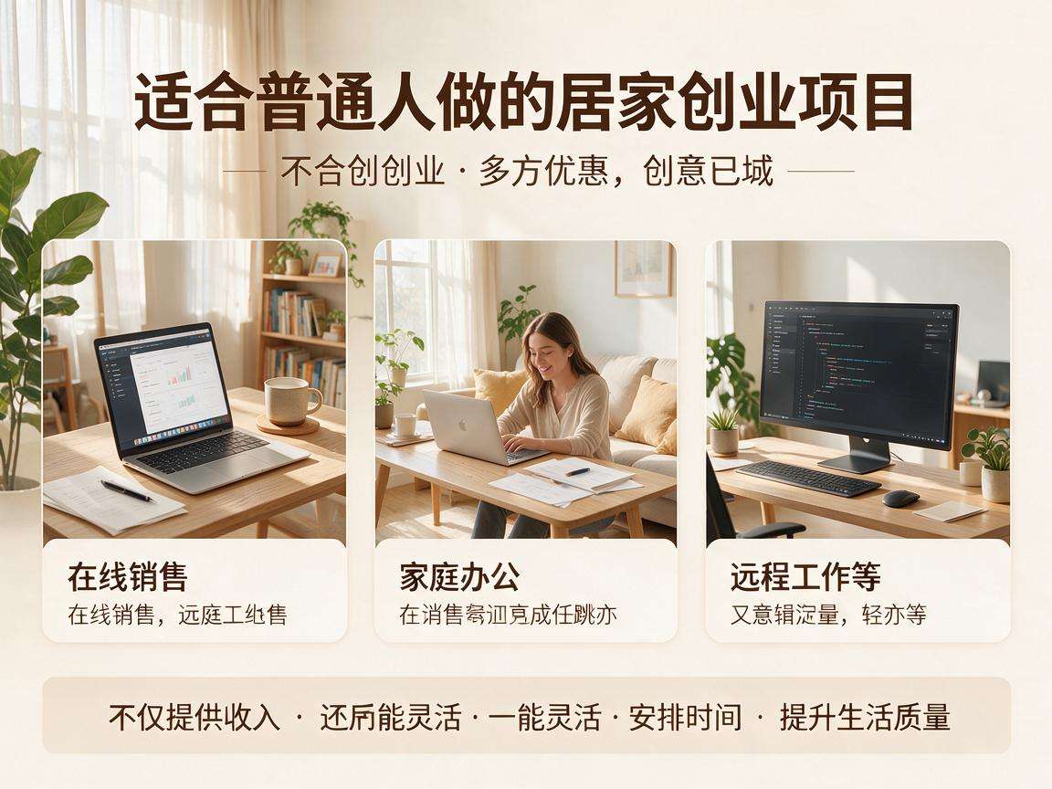 适合普通人做的居家创业项目都有哪些值得推荐