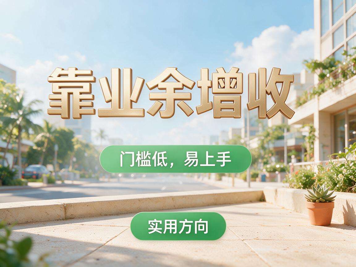 普通人想靠业余增收有哪些门槛低易上手的实用方向