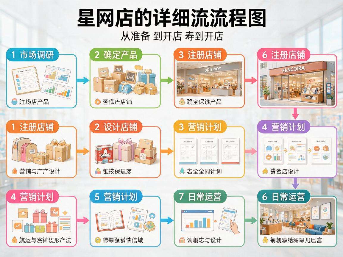 个人开网店详细流程具体包含哪些需要提前了解的步骤