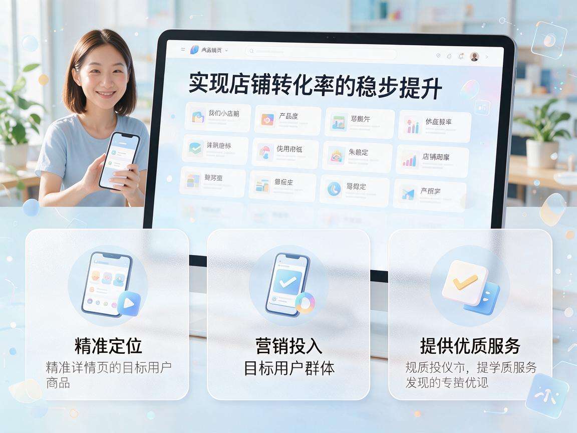 中小电商商家如何做能快速实现店铺转化率稳步提升