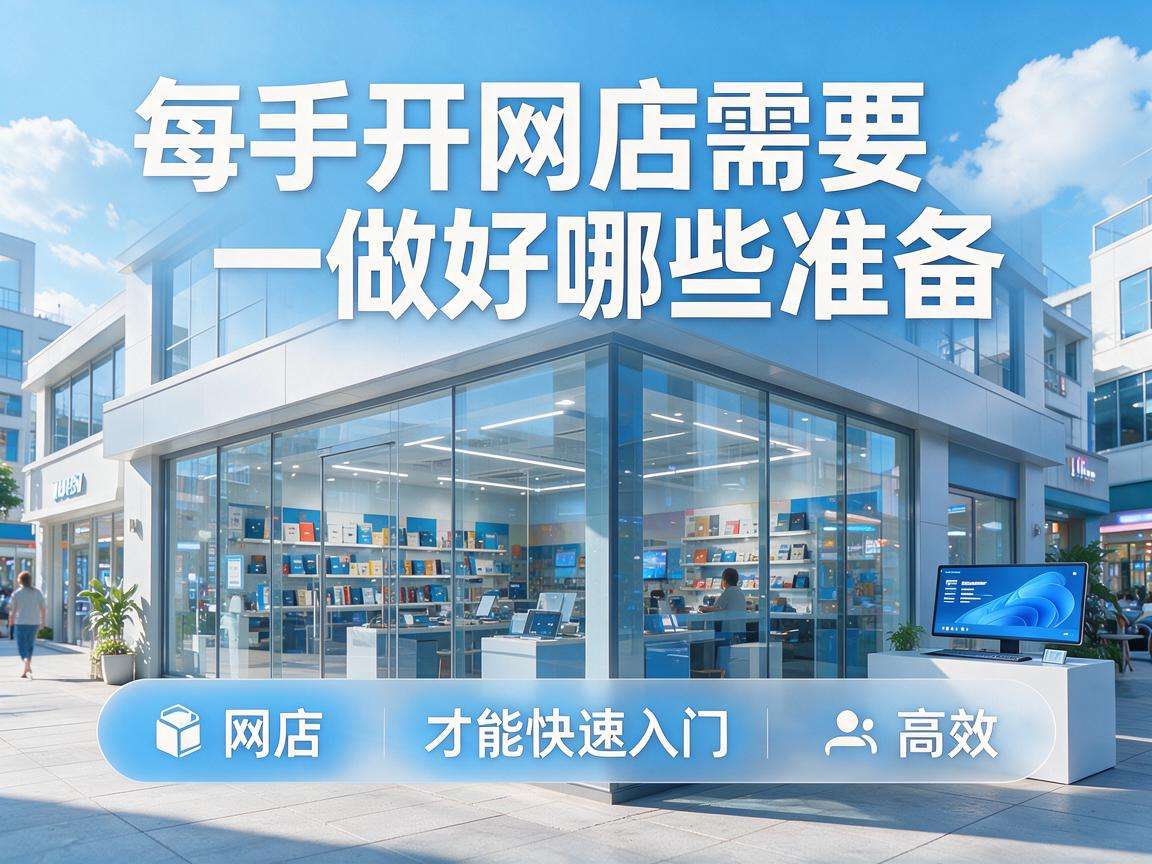 新手开网店需要做好哪些准备才能快速入门