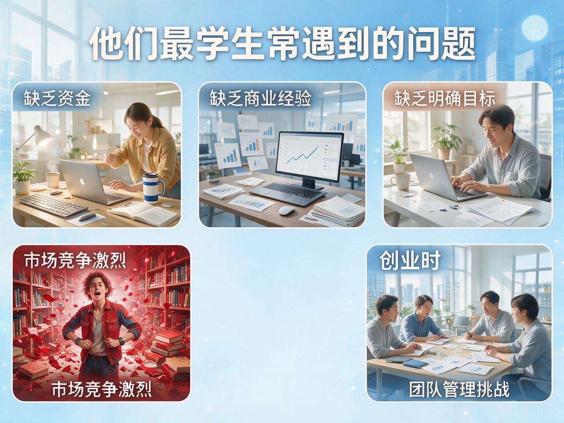大学生创业路上容易遇到的常见问题都有哪些
