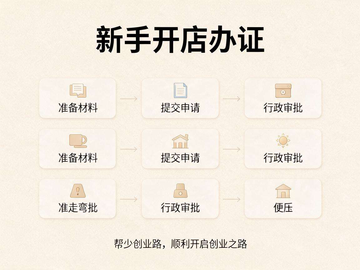 新手开店办证有哪些具体流程才能少走弯路