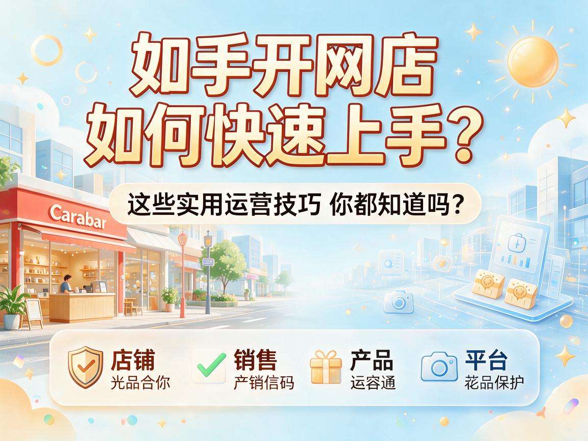 新手开网店怎么快速上手?这些实用运营技巧你都知道吗