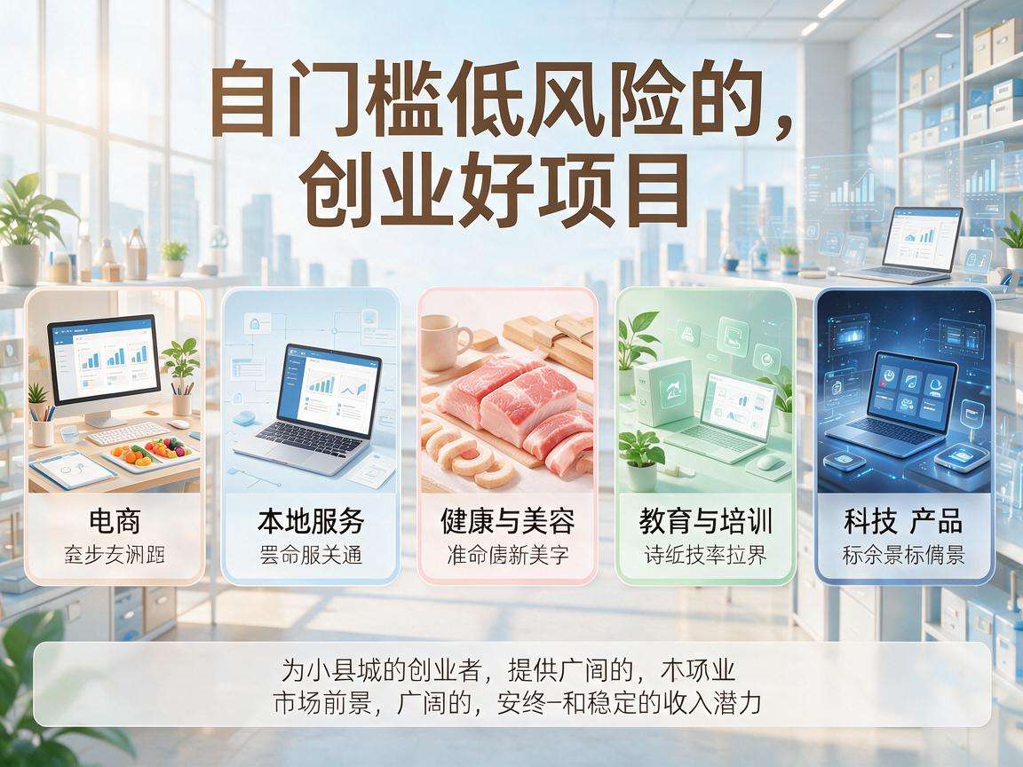 小县城低门槛低风险的创业好项目都有哪些值得选