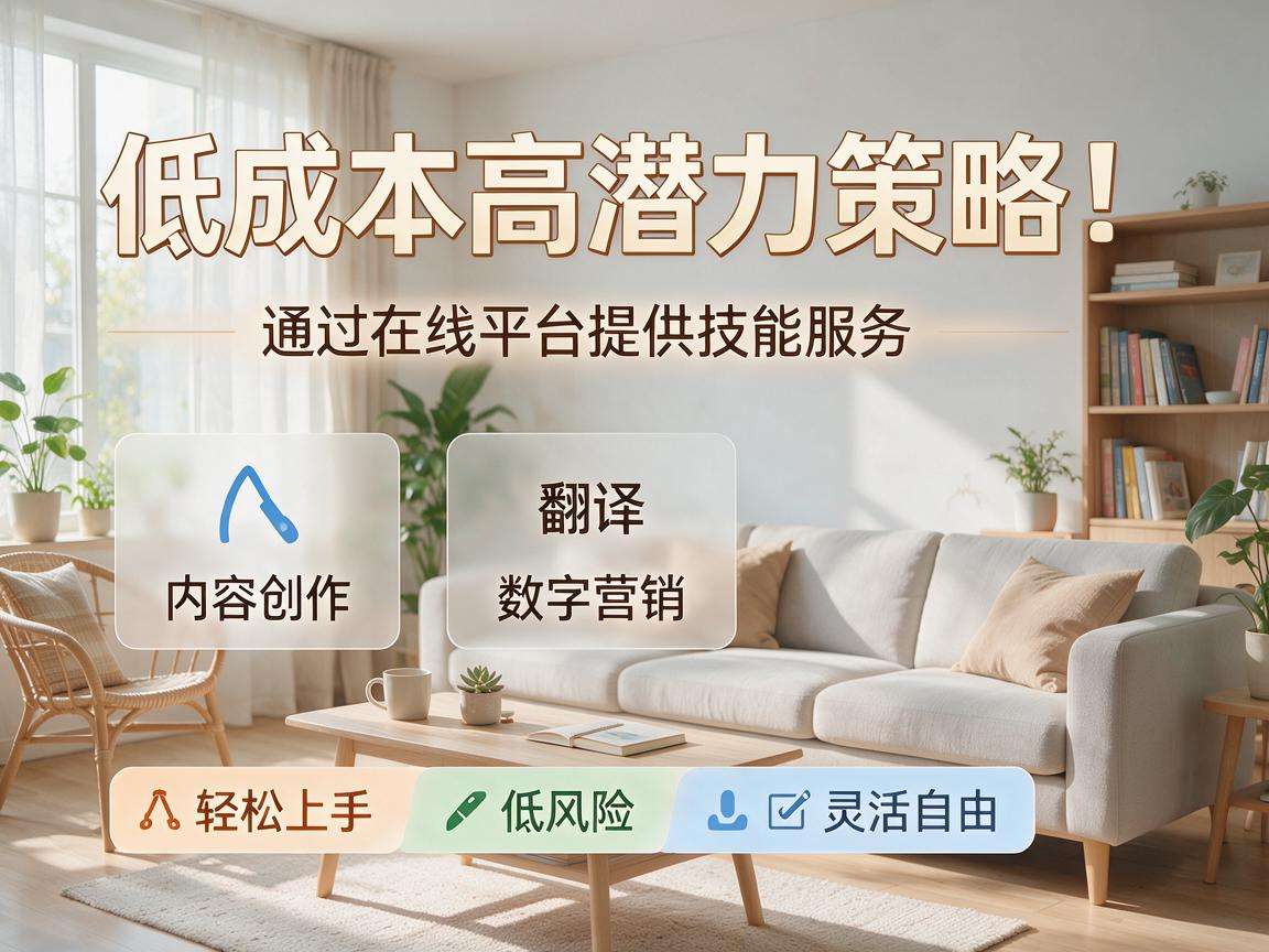 普通人居家创业有哪些低成本低风险的可行方向