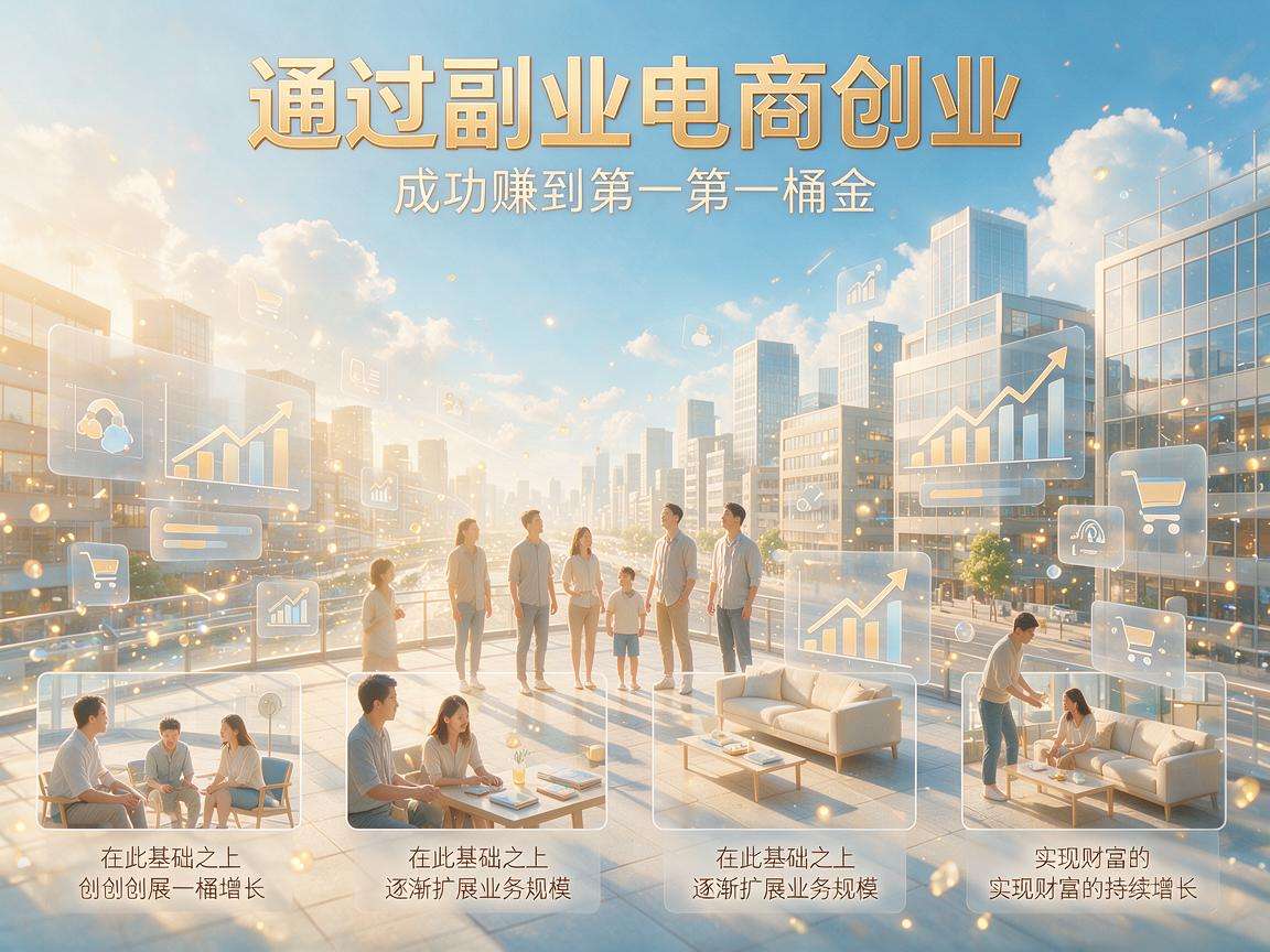普通人想做副业电商创业真的能赚到第一桶金吗