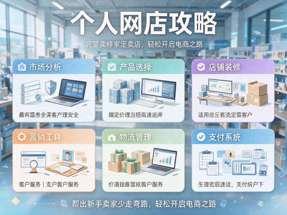 个人网店怎么开才能少走弯路 这份全攻略帮你理清思路